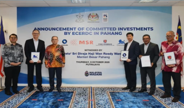 Kerajaan Negeri Pahang hargai sumbangan ECERDC pacu pelaburan RM8.9 bilion./RTM