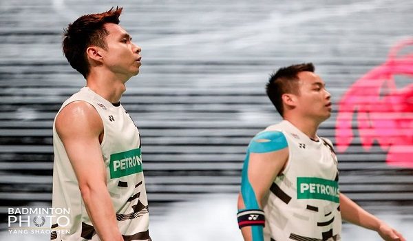 Aaron-Wooi Yik mara ke perlawanan akhir Korea Masters 2024 / Foto FB BAM
