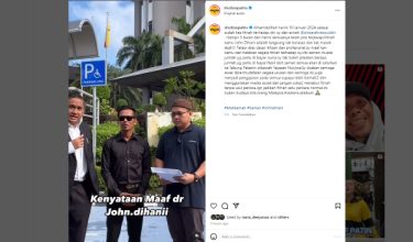 Tangkap layar menerusi hantaran di Instagram milik Shuib selepas merekodkan penghakiman persetujuan di perkarangan Kompleks Mahkamah Shah Alam pagi tadi.