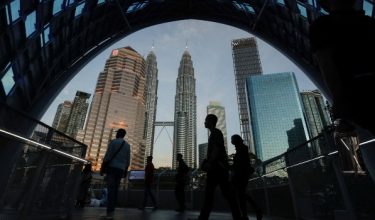 Pemandangan latar langit Kuala Lumpur dari Jambatan Saloma/Foto REUTERS