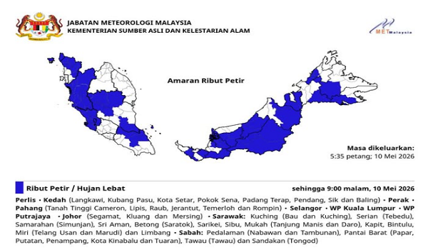 Foto facebook MetMalaysia