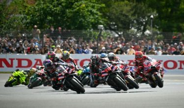 Perlumbaan pecut Grand Prix Perancis, di litar Le Mans - Foto AFP