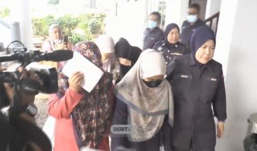 Keempat-empat tertuduh mengaku tidak bersalah di Mahkamah Sesyen Ayer Keroh hari ini