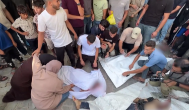 Tiga individu yang maut dalam serangan rejim Zionis di barat Gaza City/ VIORY