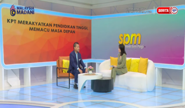 Timbalan Ketua Setiausaha (Pengurusan dan Pembangunan) KPT, Datuk Ts. Dr. Mohd Nor Azman Hassan dalam Selamat Pagi Malaysia TV1