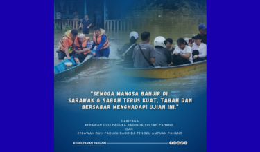 Perkongsian Sultan Pahang di Facebook hari ini