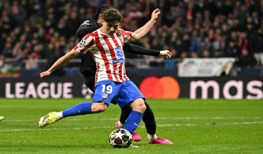Pemain Atletico Madrid, Julian Alvarez berjaya menjaringkan dua gol sewaktu membantu pasukannya meraih kemenangan 5-2 menewaskan Tottenham Hotspur./AFP