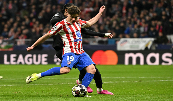 Pemain Atletico Madrid, Julian Alvarez berjaya menjaringkan dua gol sewaktu membantu pasukannya meraih kemenangan 5-2 menewaskan Tottenham Hotspur./AFP