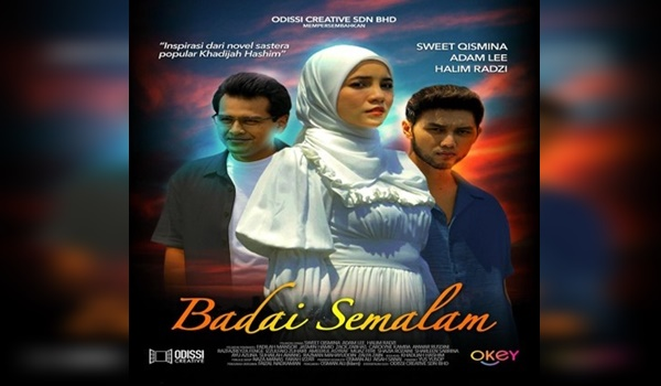 Drama bersiri adaptasi daripada novel terkenal “Badai Semalam” karya Khadijah Hashim kini menghiasi slot utama di saluran Okey dan RTMKlik / Foto RTM