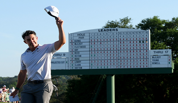 Rory McIlroy cemerlang pada aksi pusingan kedua Masters./foto AFP
