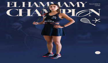 Pemain nombor satu dunia, Hania El Hammamy muncul juara Terbuka El Gouna./foto FB El Gouna Squash