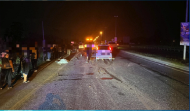 Mangsa berusia lingkungan 50-an  meninggal dunia di lokasi kejadian