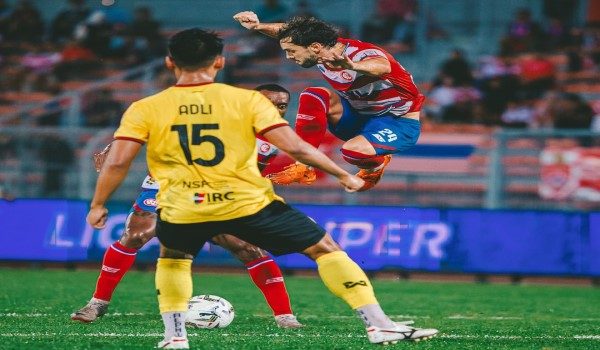 Negeri Sembilan FC berjaya mengikat KL City FC 2-2 dalam aksi Liga Super di Stadium Bolasepak Kuala Lumpur, Cheras. Foto KL City FC