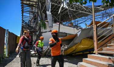 Keadaan di Filipina selepas dilanda gempa/ AFP
