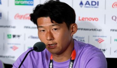 Penyerang Korea Selatan,   Son Heung- min /AFP