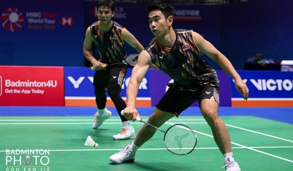 Beregu lelaki profesional negara Goh Sze Fei-Nur Izzuddin Mohd Rumsani -Foto Badminton Association of Malaysia -BAM Facebook