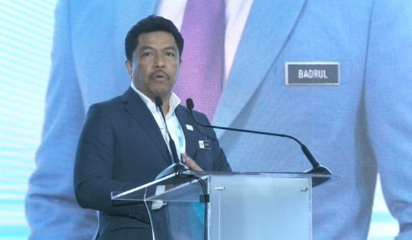 Timbalan Ketua Setiausaha (Sektoral) Kementerian Ekonomi, Datuk Badrul Hisham Mohd berucap dalam Forum Pelan Induk OGSE Kebangsaan 2025 di ibu negara/RTM