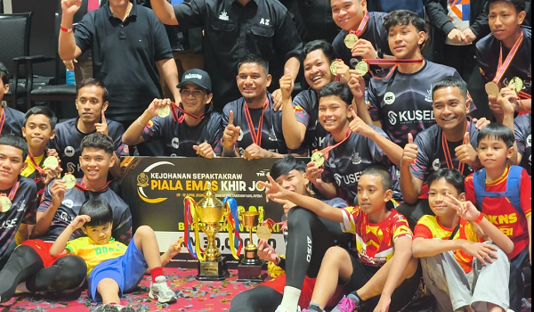 Pasukan sepak takraw Selangor muncul juara Piala Emas Khir Johari edisi ke-58.