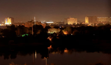 Pemandangan Zon Hijau di Baghdad, Iraq / Foto REUTERS