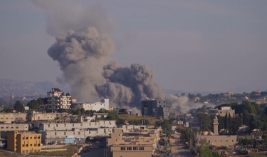 Kepulan asap kelihatan susulan serangan Israel di selatan Lubnan / REUTERS