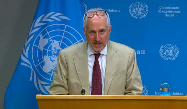 Stephane Dujarric, Jurucakap PBB / REUTERS