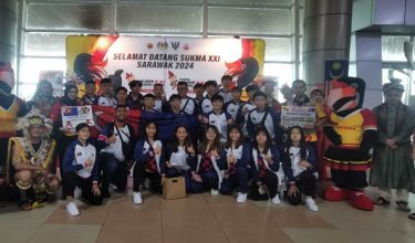 Ketibaan skuad wushu Johor di LTAK, pagi tadi