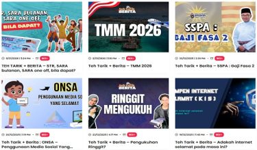 Kandungan 'Teh Tarik + Berita' di Portal Berita RTM