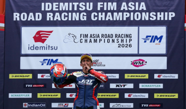 Pelumba JDT Racing Team, Hafizh Syahrin Abdullah optimis mampu mengekalkan momentum cemerlang di Buriram, Thailand, Mei ini./FB Asia Road Racing Championship