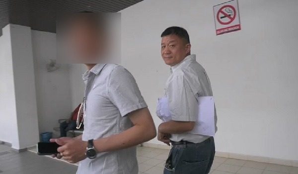 Yang Chuangang (kanan) mengaku bersalah mencuri air AKSB bagi pembinaan kondominium mewah dan didenda RM50,000 oleh Mahkamah Sesyen, hari ini/RTM