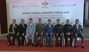 Hakim Mahkamah Persekutuan, Datuk Nordin Hassan pada perasmian WJIF 2026 di Universiti Rangsit, Bangkok, Thailand.