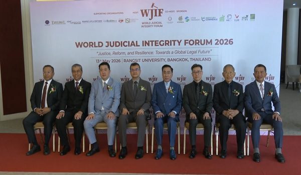 Hakim Mahkamah Persekutuan, Datuk Nordin Hassan pada perasmian WJIF 2026 di Universiti Rangsit, Bangkok, Thailand.