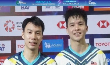 Chia Wei Jie-Teo Ee Yi antara pasangan yang mara ke pusingan kedua badminton Terbuka Thailand 2026/Foto Bernama