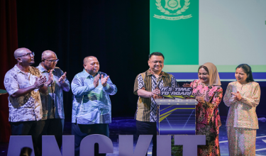 Raja Muda Perlis, Tuanku Syed Faizuddin Putra Jamalullail berkenan menyempurnakan Majlis Penghargaan Atlet Negeri Perlis Tahun 2025 dan Pelancaran Road To SUKMA & Para SUKMA Ke-22 Selangor 2026 di Auditorium Jabatan Kebudayaan dan Kesenian Negara (JKKN) Perlis./Foto BERNAMA