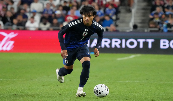 Pemain Jepun, Kaoru Mitoma./Foto AFP