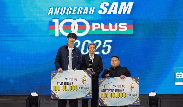 Penerima anugerah Atlet Terbaik SAM 2025/Foto Bernama