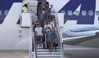 Pemain Manchester City tiba di Lapangan Terbang Antarabangsa Fort Lauderdale-Hollywood sebelum Piala Dunia Kelab FIFA 2025 / Getty Images/AFP