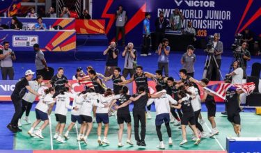 Skuad badminton remaja pada  Kejohanan Badminton Remaja Dunia/Foto Facebook Tengku Zafrul
