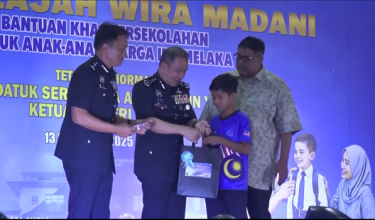 Bantuan untuk kebajikan anak-anak polis, bekas anggota serta anggota yang memerlukan / Foto RTM