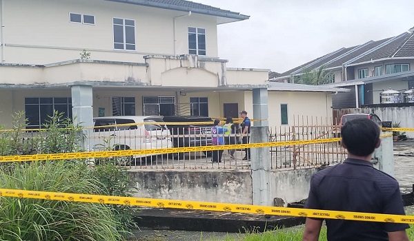 Rumah kediaman mangsa di Sri Aman