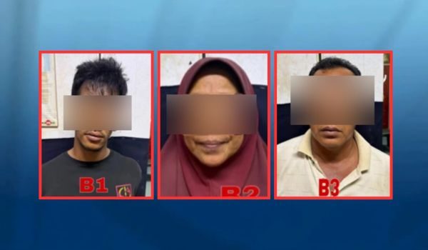 Tiga suspek kes dera kanak-kanak tiga tahun sehingga meninggal dunia