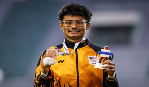 Pelari pecut muda negara, Danish Iftikhar Muhammad Roslee / BERNAMA