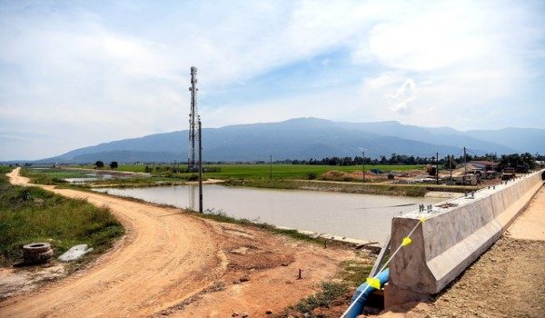 Projek Loji Rawatan Air (LRA) Sungai Limau di Baling, Kedah antara beberapa projek utama yang terpaksa diberi peruntukan tambahan - Foto BERNAMA