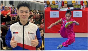 Melaka mengutip dua emas menerusi acara wushu di SUKMA XXI Sarawak 2024.