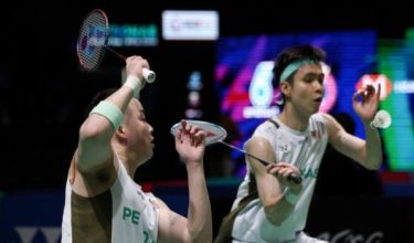 Beregu lelaki utama negara Aaron Chia-Soh Wooi Yik.-Foto Bernama