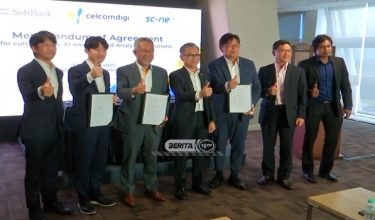 Fahmi Fadzil pada Majlis Menandatangani Memorandum Perjanjian (MoA) antara CelcomDigi, SoftBank dan SC-NEX