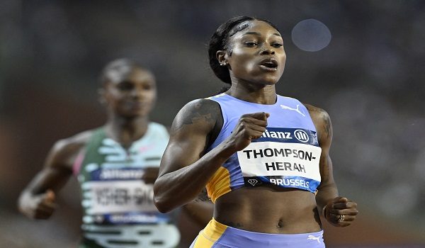Pelari pecut Jamaica, Elaine Thompson-Herah/ AFP