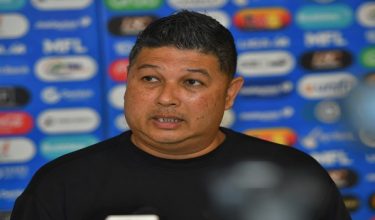Ketua Jurulatih  Kuching City FC, Aidil Sharin Sahak / Foto BERNAMA