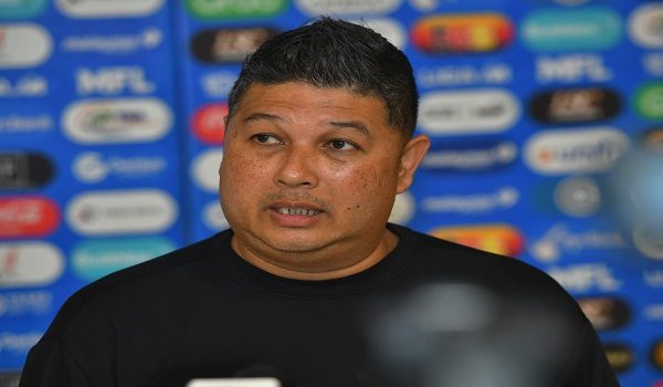 Ketua Jurulatih  Kuching City FC, Aidil Sharin Sahak / Foto BERNAMA