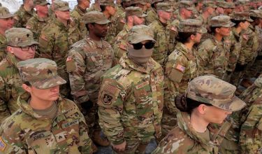 Penghantaran terbaharu ke Asia Barat merangkumi kira-kira 6,000 anggota tentera AS. / Foto AFP
