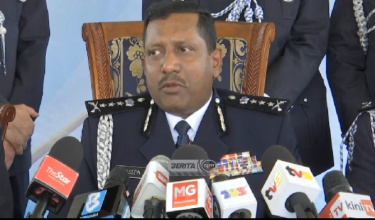 Ketua Polis Selangor Datuk Hussein Omar Khan/Foto RTM